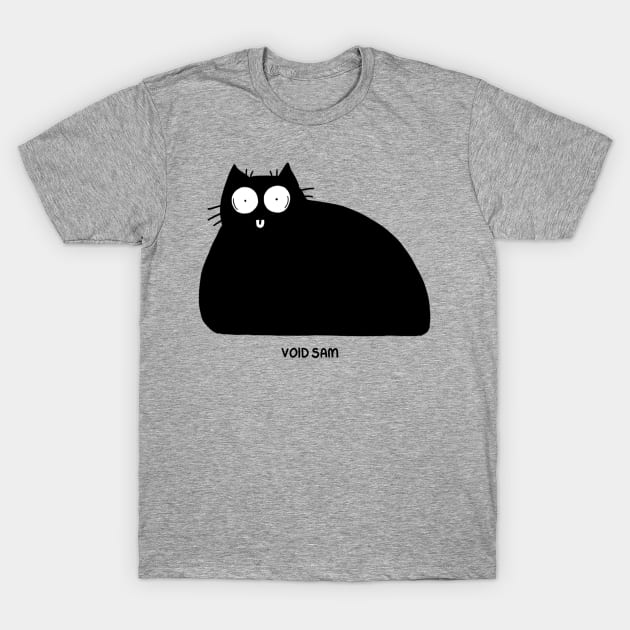 Cartoon Cat Void Sam T-Shirt by MentalAutopsy